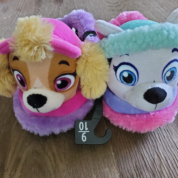Paw Patrol Skye & Everest Toddler Girl Slippers - Picture 7 of 7